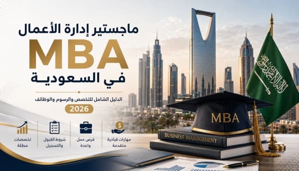 ماجستير إدارة الأعمال MBA في السعودية 2026: الدليل الشامل للتخصص والرسوم وفرص العمل