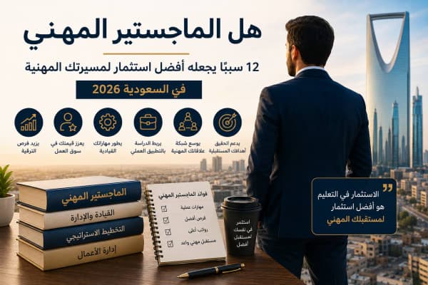 Is a Professional Master's Worth It? 12 Reasons Why It's the Best Investment for Your Career in Saudi Arabia 2026