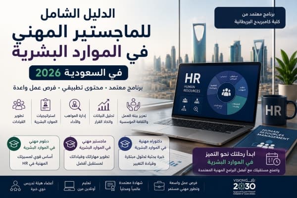 The Complete Guide to the Professional Master in Human Resources in Saudi Arabia 2026