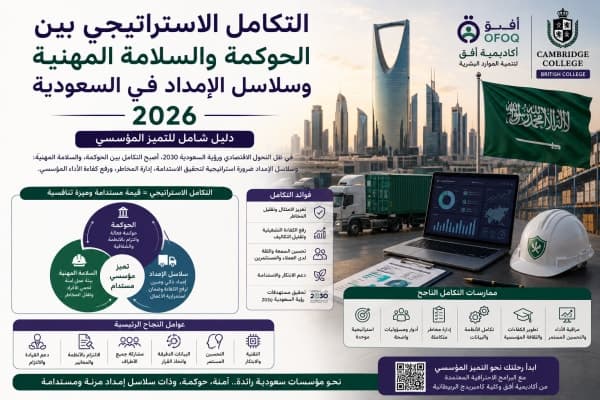 التكامل الاستراتيجي بين الحوكمة والسلامة المهنية وسلاسل الإمداد في السعودية 2026